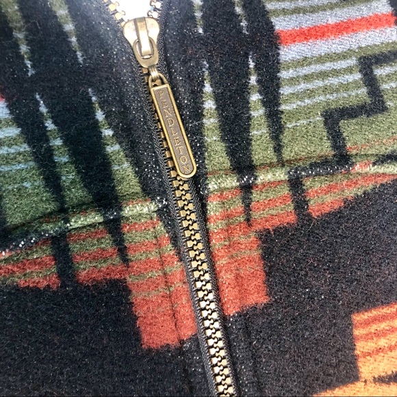 Pendleton Vintage Bomber Aztec/Cowboy Wool Jacket - Picture 6 of 8